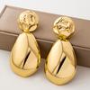 New Arrival: European & American Style Metal Geometric Earrings with Exaggerated, Fashionable Design for Women