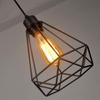 Vintage Industrial Pendant Light Fixture Metal Ceiling Lamp Hanging Cage Light Fixture for Kitchen Island Table Dining Room