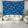 Cookie Monster Wall Tapestry Aesthetic Wall Hanging Printed Fabric Blanket Decorative Tapestries for Bedroom Living Room Home Decor