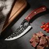 Professional Kitchen Knife Sharp Hand Forged Butcher Knife Multifunctional Bottle Opener Boning Knife for Barbecue Cooking