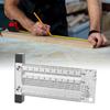 4 Inch T Square Measuring Ruler Stainless Steel Woodworking Scribing Tool  Woodworking