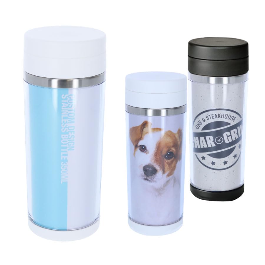 

Custom Design Stainless Steel Bottle Favorite Idol, Anime Character, Original Water Bottle for Coffee, Customized, Handmade, Dress-Up, Keepsake,