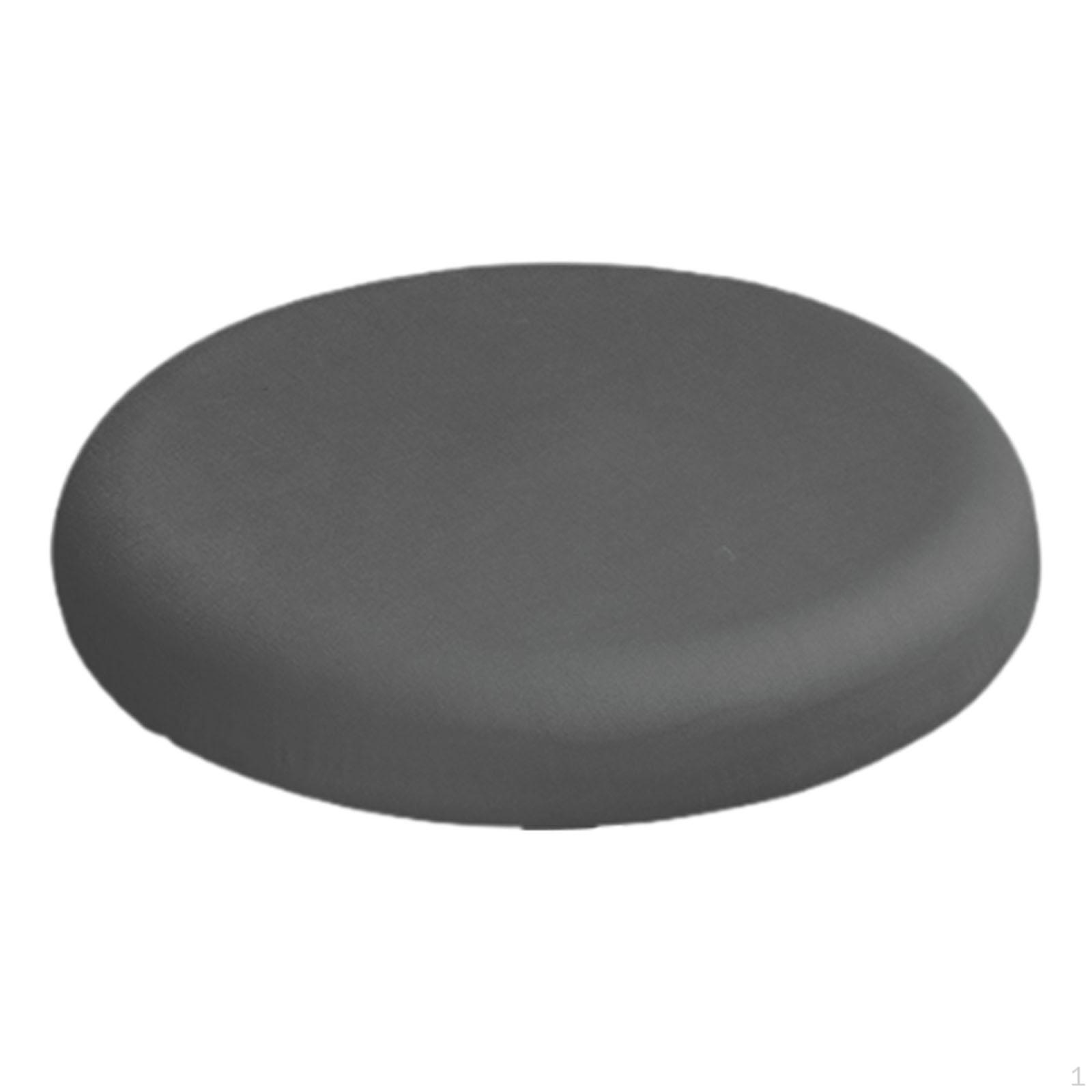 

Chair Covers Round Stool Cover Seat Slipcover Made of Material for Protection Living темно-серого