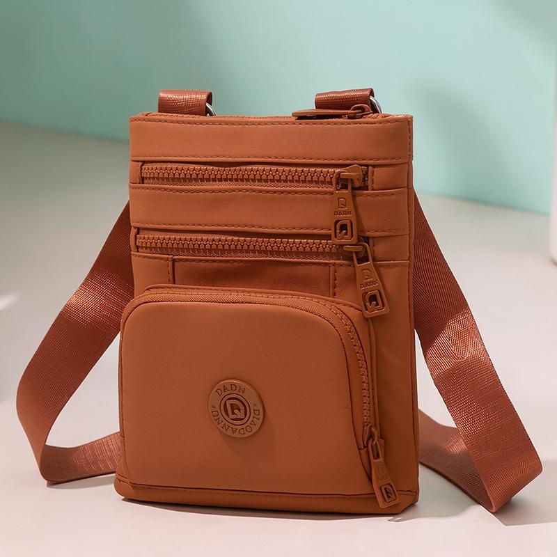 Women's Multi-pocket Bag Solid Color Shoulder Bag Commuter Crossbody Bag