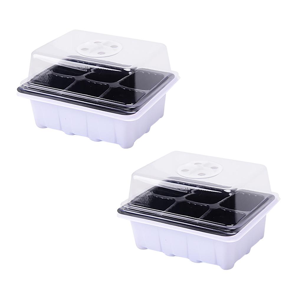 Indoor Propagation Box Greenhouse Propagation Set Tray With Lid And Ventilation