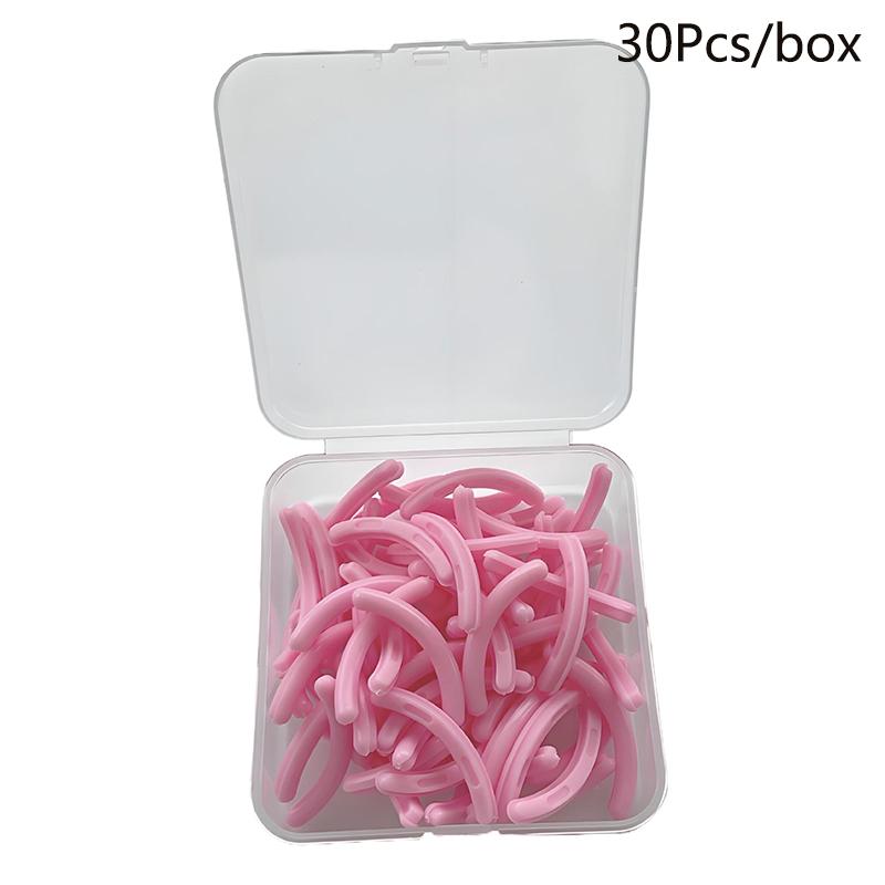 Colored Eyelashes Curler Replace Rubber 30Pcs/Box Black White Blue Elastic Eyelash Curler Replacement Rubber Strips Accessories