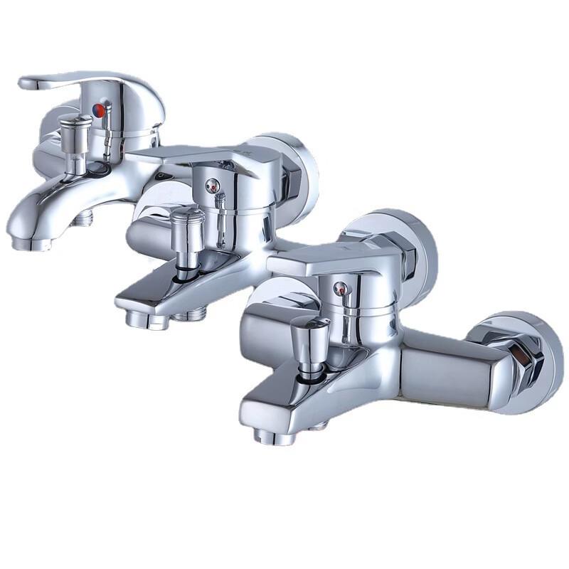 TLXT Wall-Mounted Brass Shower Mixer Faucet