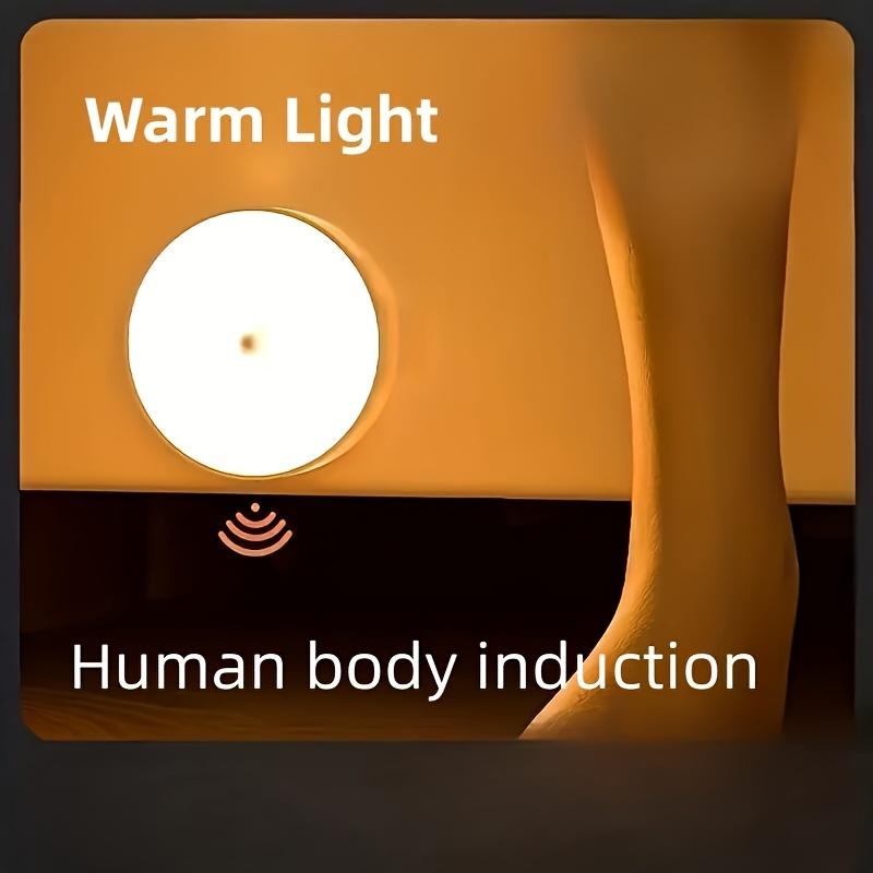 1pc Motion Sensor Light | USB Rechargeable, Motion Activated Stair Light, LED Human Body Sensor Light Suitable