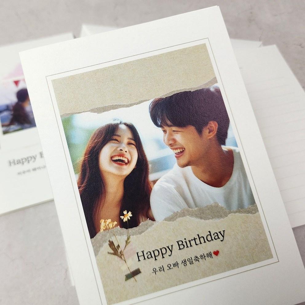 Photo Stationery, Birthday, Anniversary Card, Custom, Pretty, Sentimental Letter, Custom Order