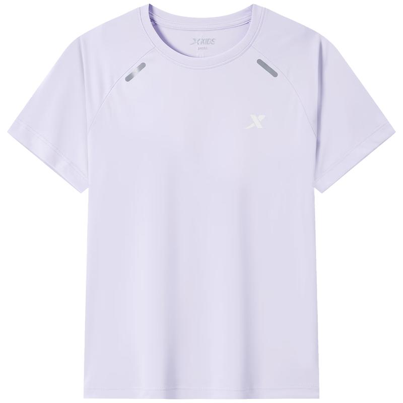 XTEP Kids  Unisex Short Sleeve Knit Shirt 140