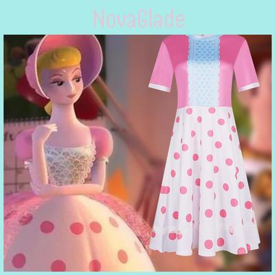 Costum Roz Bo Peep din Toy Story pentru Halloween Cosplay Joc de Rol