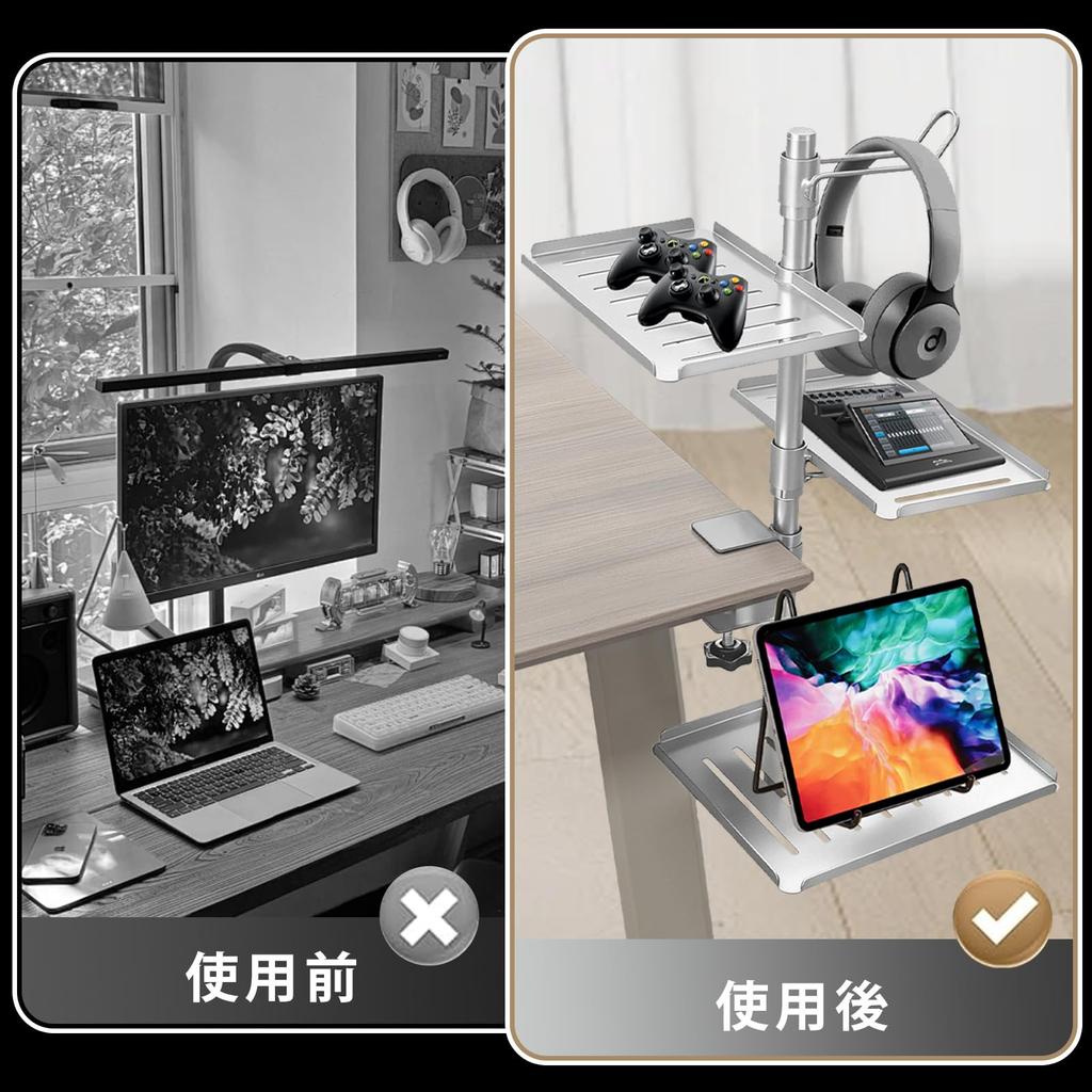 Latest Vipeak Audio Interface Mixer Headphone Storage Vertical Desktop Small Item Desk Rack Interface No Drilling Wide Range of Models Japanese