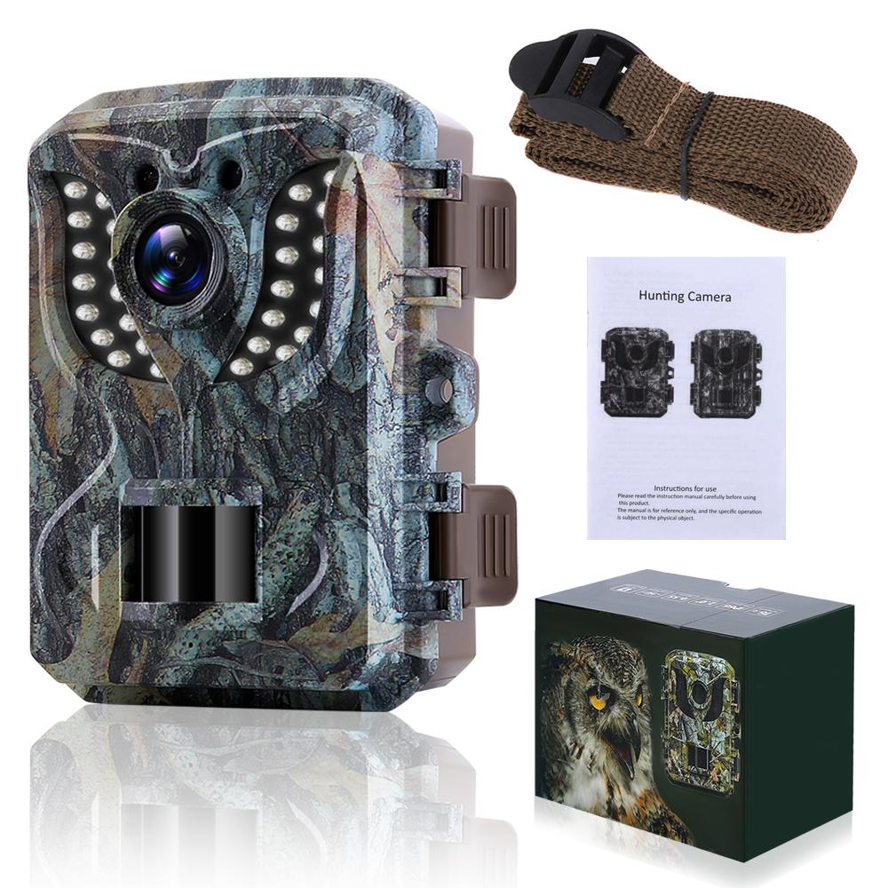 Mini Hunting Camera 4K 16MP with 2" TFT Screen IBEAFILLY , Night Vision, 940nm IR LED