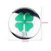 AAKM8 4PCS Universal 56MM Four Leaf Clover Car Wheel Center Hub Caps Emblem For BMW Honda NISSAN SUBARU KIA VW
