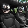 4Pcs Funny Car Headrest Covers Universal Auto Seat Head Rest Protector