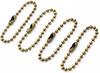Ball chain with connector, 12cm (antique, 50 pieces)