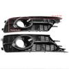 Pair Front Bumper Lower Light Cover Grille 4G0807647A 4G0807648A Fit A6 C7 2016-2018 W/ACC Hole