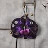 Keyring Phalaenopsis Orchid Keychain Keychains Bag Pendant Imitation Flower Pendant  Couple Kids