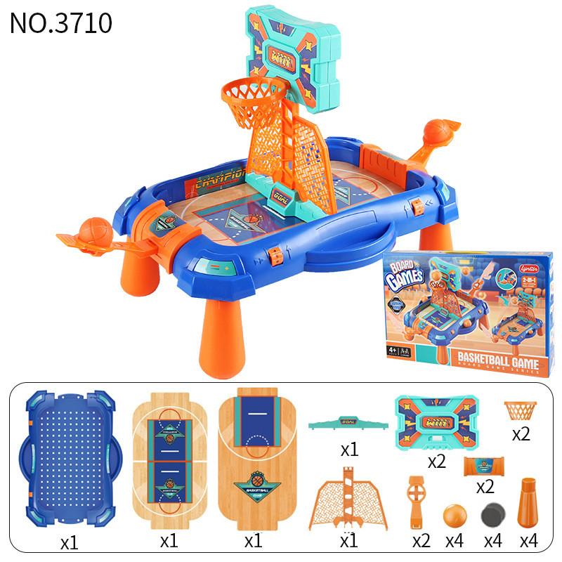 Childrens Sports Table Game With Abs Plastic Material For Dual Basketball And Soccer Fun