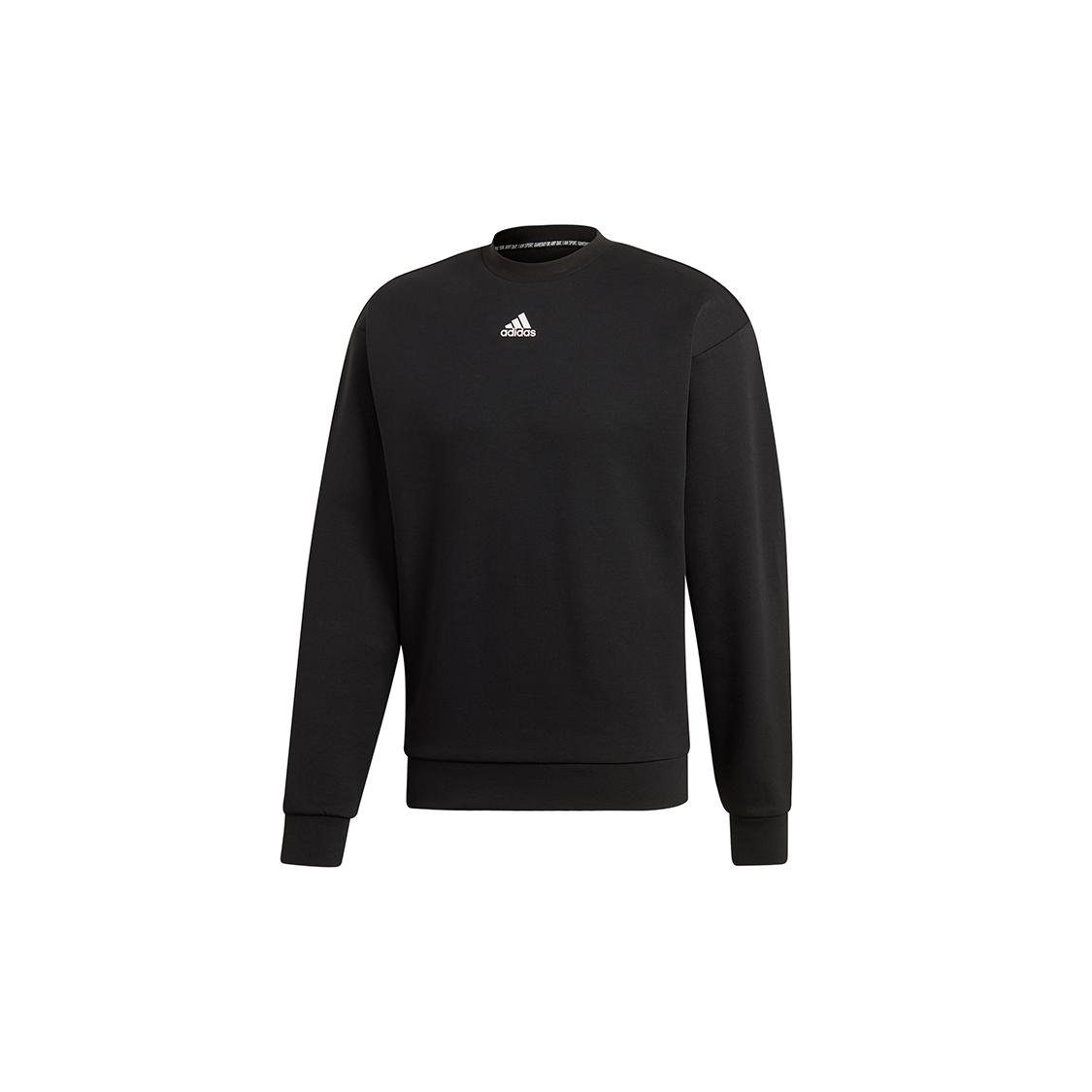 

New Adidas Sweatshirts Men Black DX7654 XS