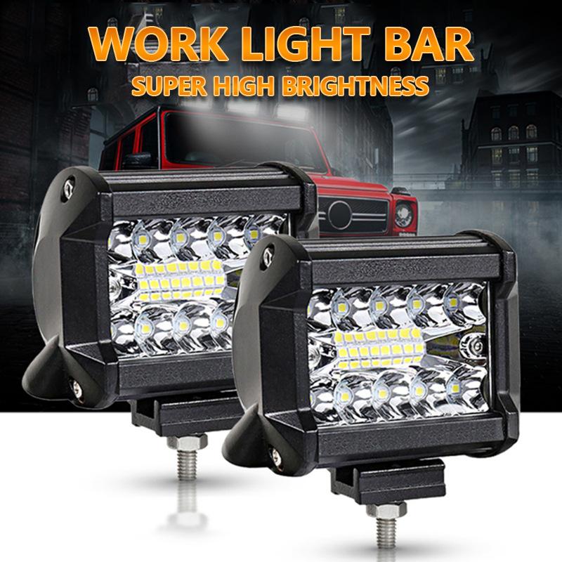 Car LED Light Bar Offroad 4x4 Spotlights Fog Lamp 12V 24V Diode Headlight Truck Farm Tractor Boat SUV ATV Light Bar/Work Light