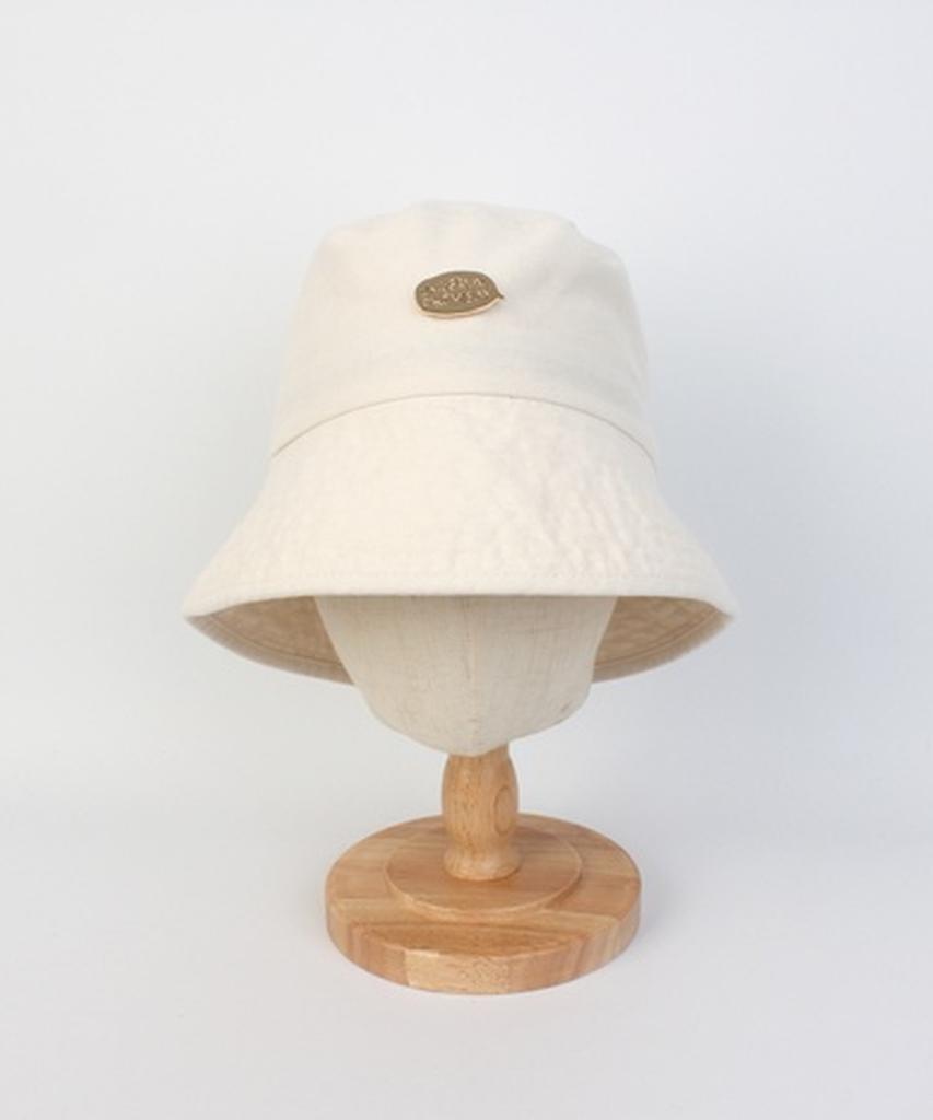 Washing Ivory Overfit Bucket Hat