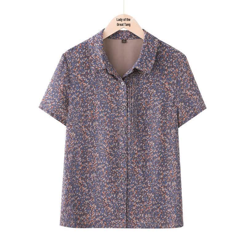 Dà Táng Fūrén Women s 2026 Summer Blouse & Pant Collection 5XL