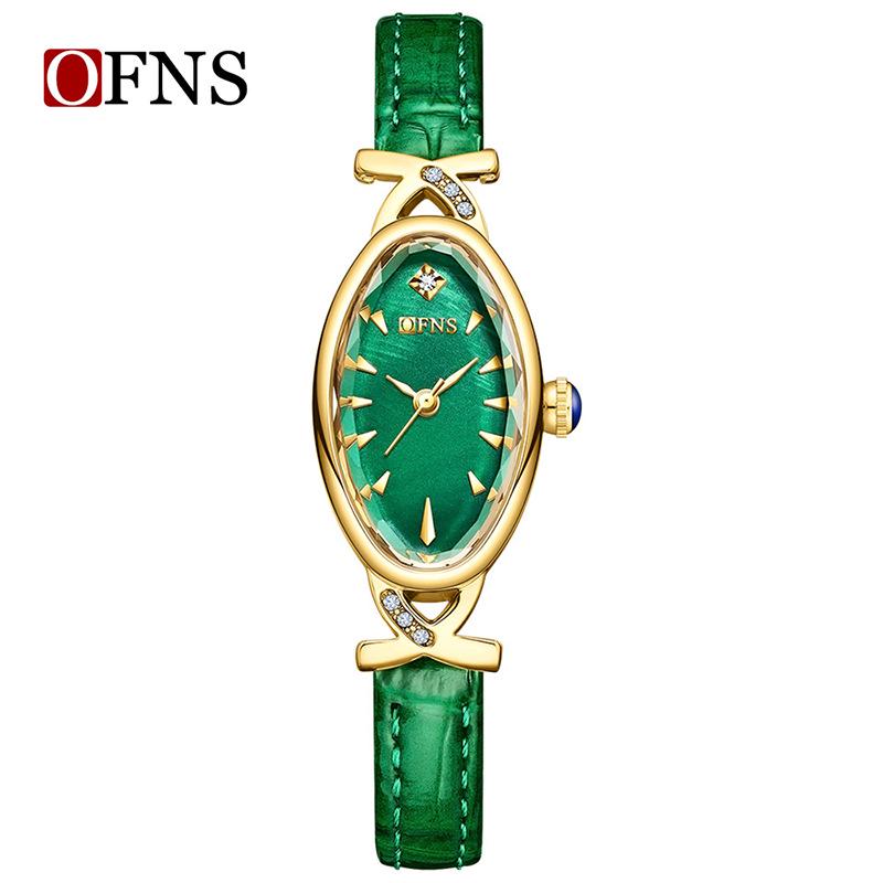 Oufanni Women s Vintage Luxury Quartz Oval Waterproof Watch