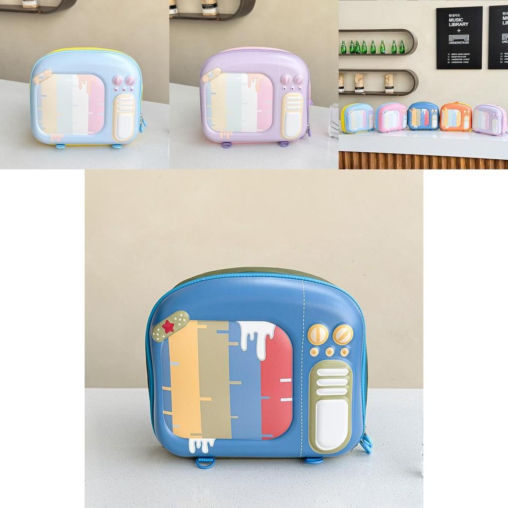 Cute Cartoon Tv Exterior Design Children Hard Shell Backpack For Preschool