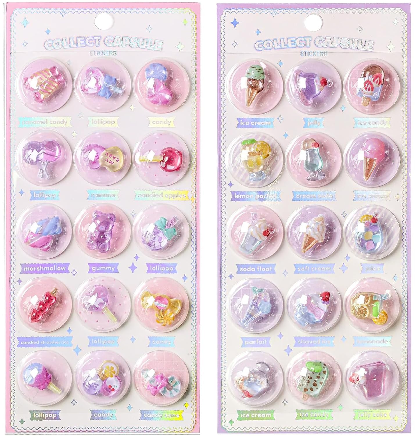 

Wabeko Dew Drop Shaped Glitter Sparkling Shaking Sticker 2 Sheets Set Seal Embossed Crystal Removable 3D Deco Notebook Water Bottle Smartphone Case