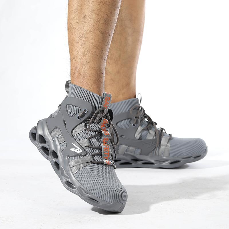 Pánské bezpečnostní boty pro práci Nezničitelné boty Ocelová špička Bezpečnostní tenisky pro práci Odolné proti propíchnutí Průmyslové bezpečnostní boty