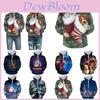 Gemütlicher Weicher Herren Damen Weihnachten 3D Hässlicher Hoodie Pullover Für Weihnachtsfeiern