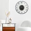 Tempered Glass Wall Clock Nordic Living Room Furniture Clocks Interior Silent Decoration Wall Clock Modern Accessories Clocks