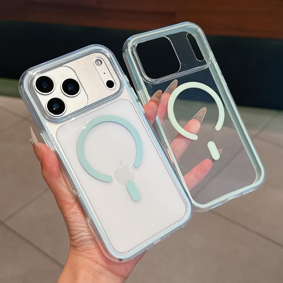 2 In 1 Magnetic for iPhone 17 Pro Max Case Compatible with MagSafe Classic Hybrid Case for iPhone 16 Military-Grade Drop Protection Shockproof Cover