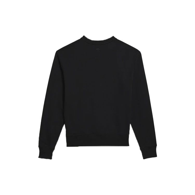 Adidas Originals Trefoil X Pharrell Williams Collaboration Solid Crew Neck Sweatshirt Men Sweatshirt Black H58314