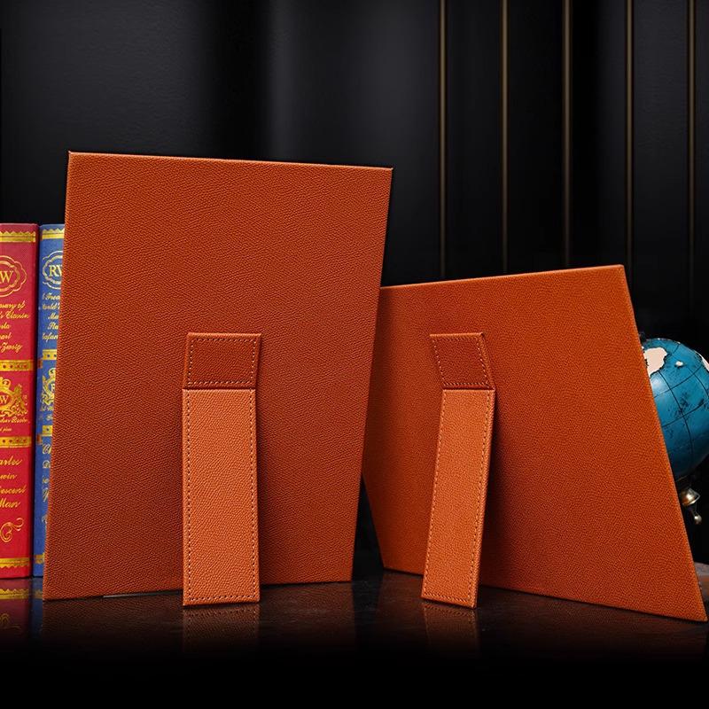 A4 Leather Self-Standing Award Certificate Case