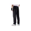 Li Ning Casual Comfortable Simple Solid Color Fleece Knitted Sports Pants Men Bottoms Black AYKV097-1