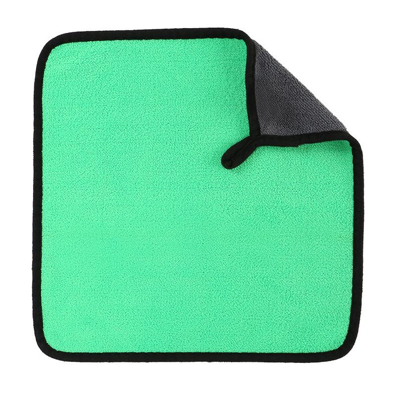 Super Absorbent Coral Fleece Car Wash Towel - Thick, Soft, and Gentle for Drying and Cleaning Vehicles