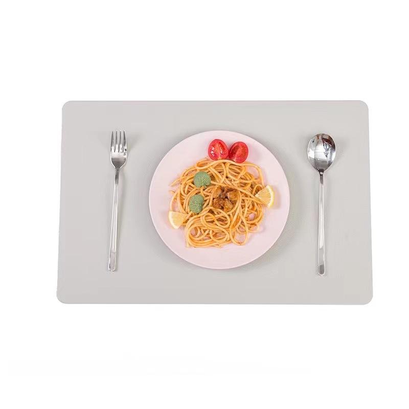 

Однотонный кожаный коврик для еды, водонепроницаемый, маслостойкий, коврик для обеденного стола, бытовые противоожоговые коврики для тарелок и мисок, теплоизоляционная подкладка