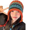 Personalized Fashion Hand Hook Colorful Ball Ladies Winter Student Hat Adult Versatile Knitted Hat Warm Ear Protection Tide