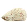 LDSLYJR Four Seasons Polyester Print Newsboy Caps Girl Flat Peaked Cap Women Painter Beret Hats 31