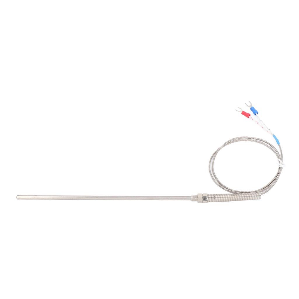 K Type Thermocouple 200mm Probe Fast Sense Response Speed Wide Measurement Range Temperature Sensor