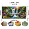 Rainbow Waterfall Scenery Large Size Diamond Painting Flowers and Birds Diy Full Square Round Drill Rhinestone Embroidery Mosaic Cross Stitch Kits