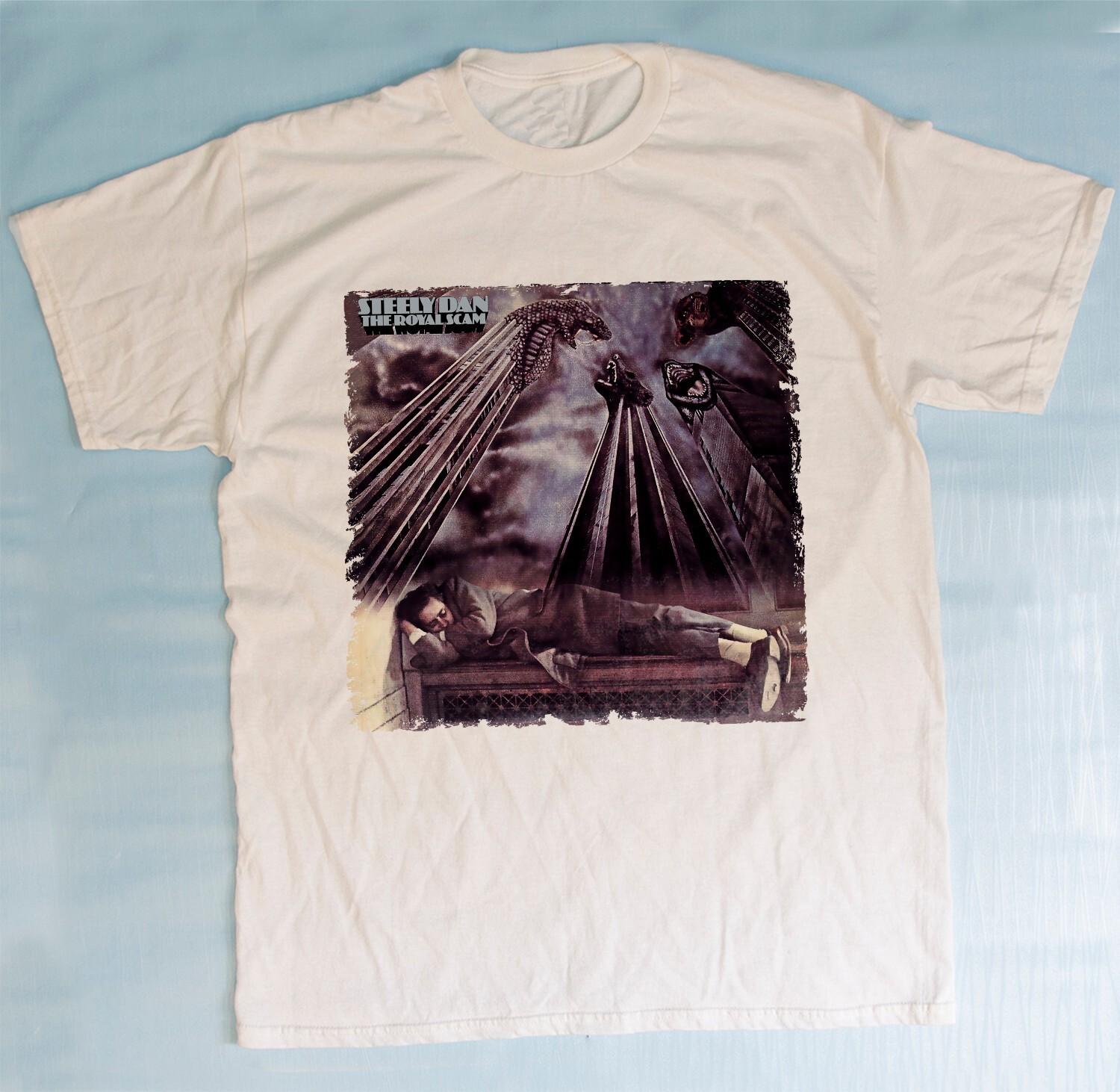 Steely Dan - The Royal Scam Album Heavy Cotton White Unisex T-shirt S-5XL XXL