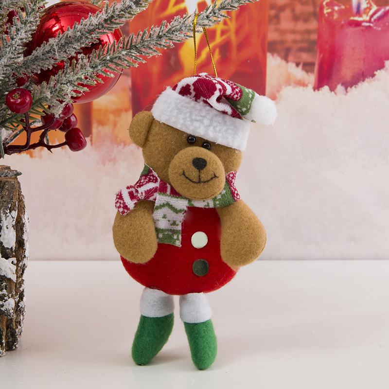Christmas Fabric Doll Ornaments Collection - Small Hanging Tree Decorations & Gifts