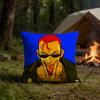 The PPostal DDude Pillow Cover Polyester Square Cushion Case  cm Decorative for Home Couch Bed Car Decor