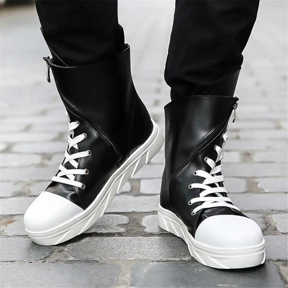 FashionWith Zipper Low Top Men's Size 50 Shoes Walking Colorful Men's Sneakers Tennis Man Plus Sizes Sports Temis The Most Sold