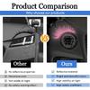 Wuyaoyao 2PCS Car Headlight Eyelashes Stickers, Reflective Eyelash Car Stickers, Waterproof Cute Fake Eyelash Decals for Headlights, Universal