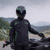 Qi An Ga Mian Adult Reflective Waterproof Cycling Raincoat and Pants Set