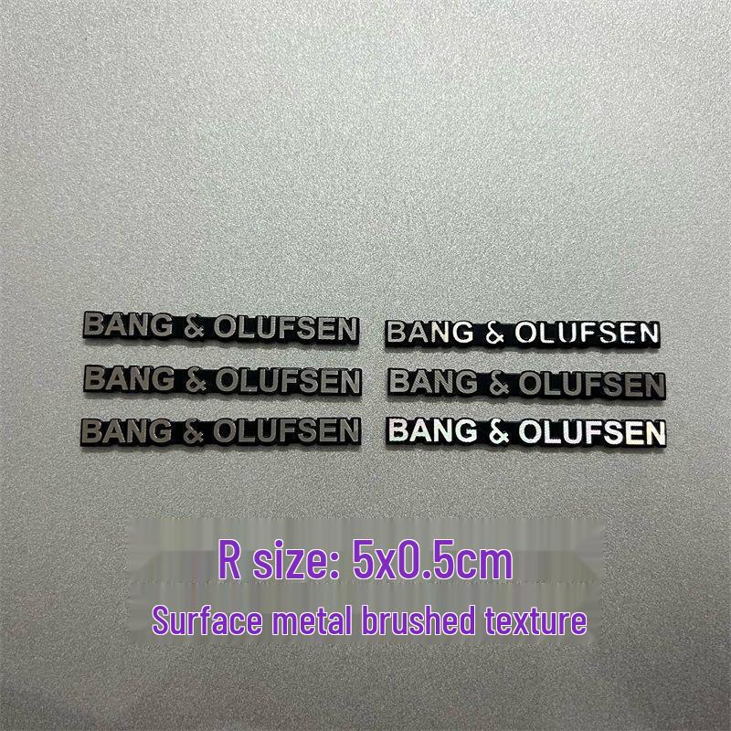 Dekorative Metallaufkleber für Auto-Audio-Lautsprecher von Bose, Harman Kardon, JBL.